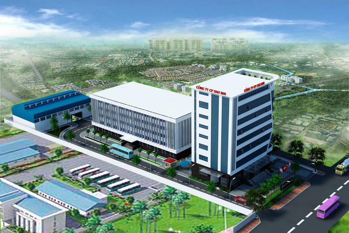 Trung tâm thương mại – văn phòng làm việc công ty cp Sao Mai